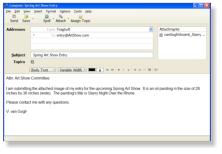 Example of a email with attachment